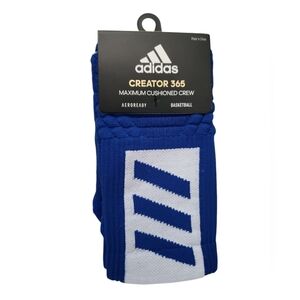 Adidas Blue Aero Ready Cushion Basketball Socks Medium NWT